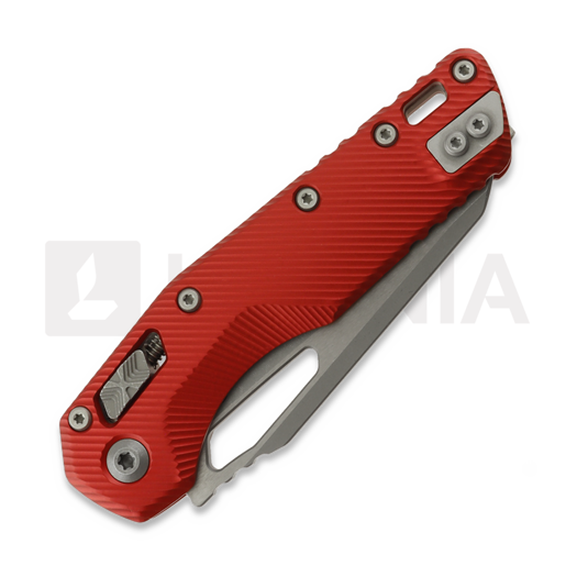 Microtech MSI S/E סכין מתקפלת, Red Fluted Aluminum, Apocalyptic 210-10APFLRD