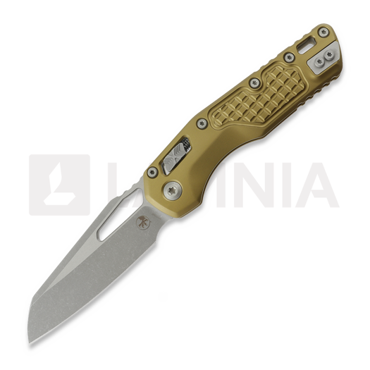 Складной нож Microtech MSI S/E, Tan Frag Aluminum, Apocalyptic 210-10APFRTA