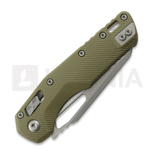 Microtech MSI Stonewashed kääntöveitsi, Standard, Fluted G-10 od green 210-10FLGTOD