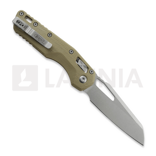 Microtech MSI Stonewashed kääntöveitsi, Standard, Fluted G-10 tan 210-10FLGTTA