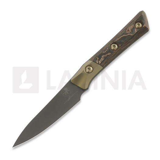 Microtech Paring knife Signature Series Livewire Carbon DLC konyhai kés 3500B-1DLCLWCFS