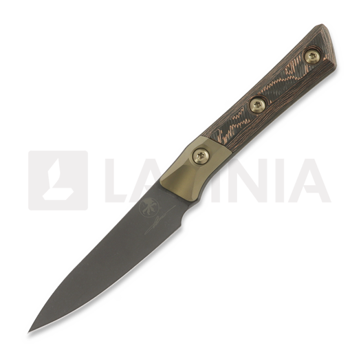 Cuțit de bucătărie Microtech Paring knife Signature Series Livewire Carbon DLC 3500B-1DLCLWCFS