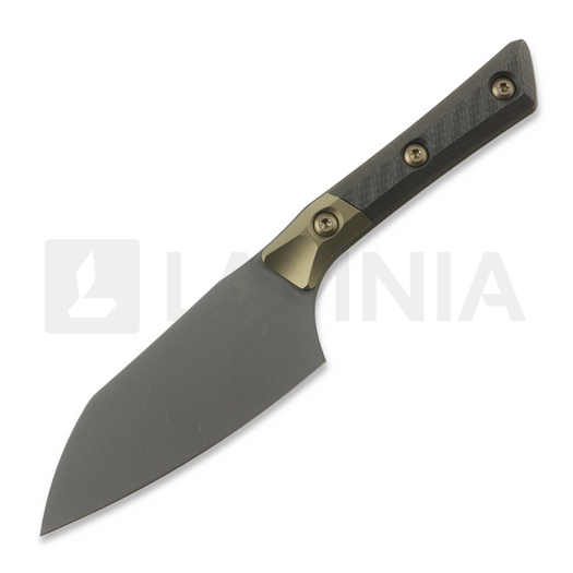 Chef&acute;s knife Microtech Santoku 4,2" Bolstered - DLC - Carbon Fiber Signature Series 3300B-1DLCCFS