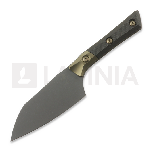 Chef´s knife Microtech Santoku 4,2" Bolstered - DLC - Carbon Fiber Signature Series 3300B-1DLCCFS