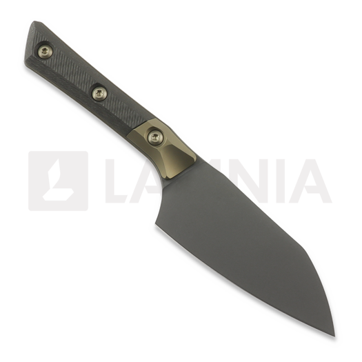 Chef´s knife Microtech Santoku 4,2" Bolstered - DLC - Carbon Fiber Signature Series 3300B-1DLCCFS