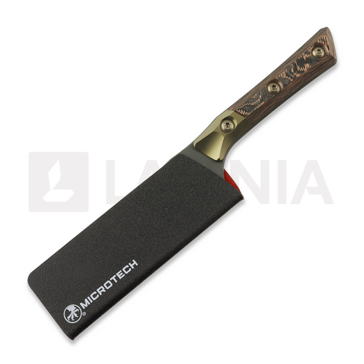 Chef&acute;s knife Microtech Santoku 4,2" Bolstered - DLC - Livewire Carbon Fiber Signature Series 3300B-1DLCLWCFS