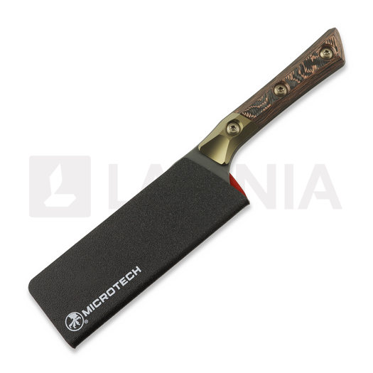 Chef´s knife Microtech Santoku 4,2" Bolstered - DLC - Livewire Carbon Fiber Signature Series 3300B-1DLCLWCFS