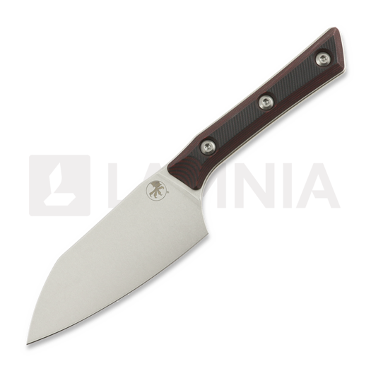 Microtech Santoku 4,2" - Stonewash - Black Cherry G10 kjøkkenkniv 3300-10BC