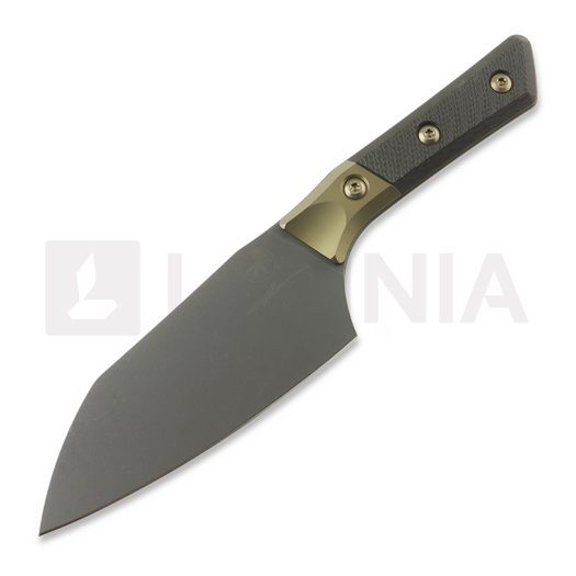Kööginuga Microtech Santoku 6" Bolstered - DLC - Carbon Fiber 3200B-1DLCCFS