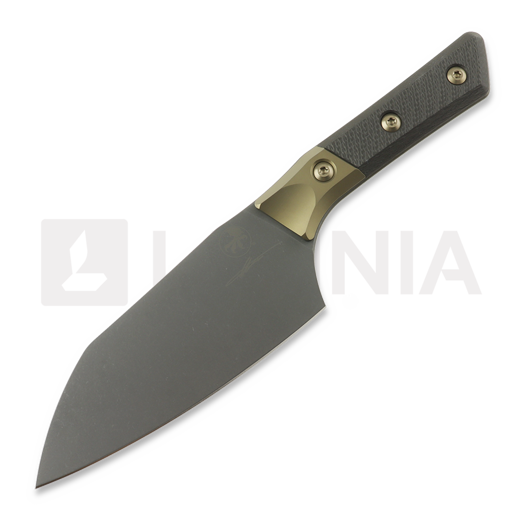 Cuțit de bucătărie Microtech Santoku 6" Bolstered - DLC - Carbon Fiber 3200B-1DLCCFS