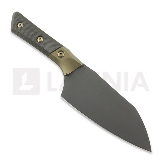 Kuchyňsk&yacute; nůž Microtech Santoku 6" Bolstered - DLC - Carbon Fiber 3200B-1DLCCFS