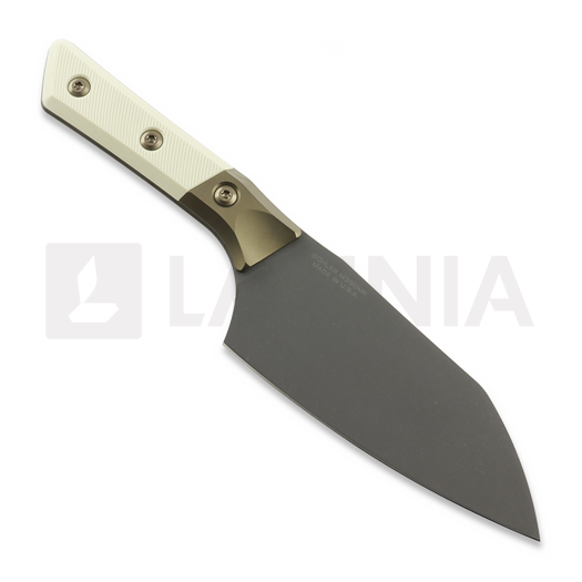 Kuchyňský nůž Microtech Santoku 6" Bolstered - DLC - Ivory G10 3200B-1DLCIVS
