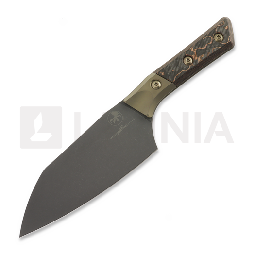 Microtech Santoku 6" Signature Series Livewire Carbon DLC סכין מטבח 3200B-1DLCLWCFS