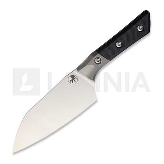 Virtuves nazis Microtech Santoku 6" - Stonewash - G10, melns 3200B-10BK