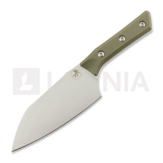 Microtech Santoku 6" - Stonewash - OD Green G10 주방용 칼 3200-10OD