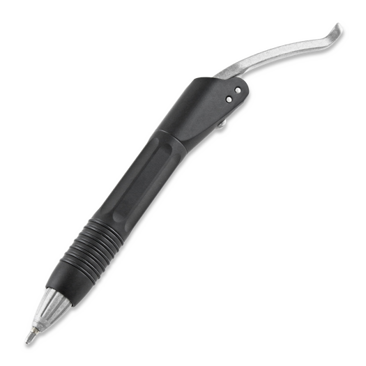 Pióro Microtech Siphon II Stainless Steel, czarny 401-SS-BKSW
