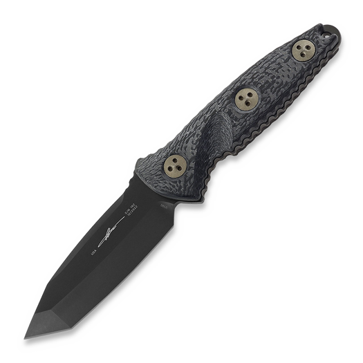 Microtech Socom Alpha Mini T/E DLC CF Signature Series kés 114M-1DLCCFS