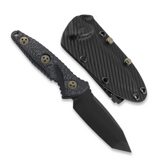 Microtech Socom Alpha Mini T/E DLC CF Signature Series veitsi 114M-1DLCCFS