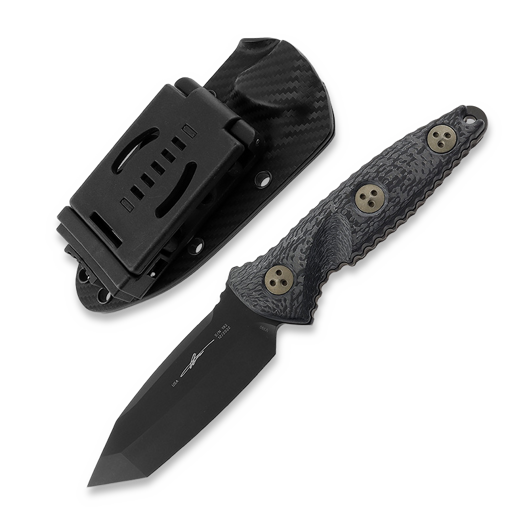 Microtech Socom Alpha Mini T/E DLC CF Signature Series kniv 114M-1DLCCFS