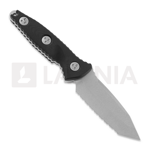 Microtech Socom Alpha Mini T/E Stonewash Full Serrated veitsi 114M-12