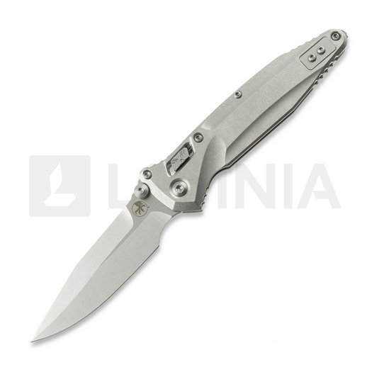 Microtech Socom Delta Ram-Lok Spear Point Stonewashed sklopivi nož, blue accents 159RL-10SMS3