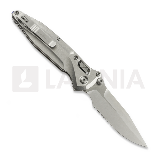 Liigendnuga Microtech Socom Delta Ram-Lok Spear Point Stonewashed, hammastera 159RL-11SMS3