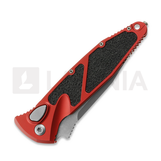 Microtech Socom Elite Auto S/E Apocalyptic Red sulankstomas peilis, dantytas 160A-11APRD