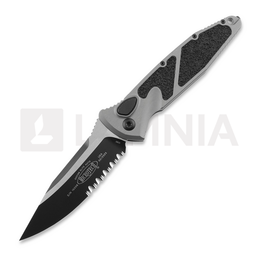 Microtech Socom Elite Auto S/E Black Natural, vroubkování na čepeli 160A-2NC