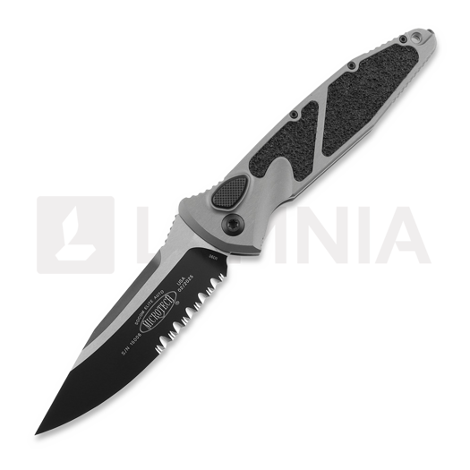Microtech Socom Elite Auto S/E Black Natural, ząbkowane ostrze 160A-2NC