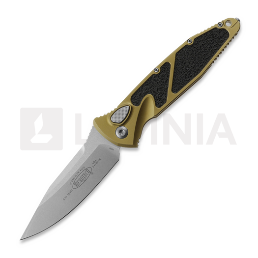 Microtech Socom Elite Auto S/E fällkniv, Stonewash, Tan 160A-10TA