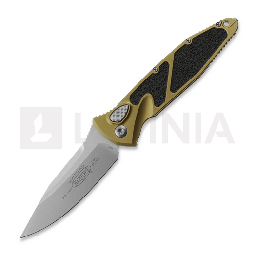Couteau pliant Microtech Socom Elite Auto S/E, Stonewash, Tan 160A-10TA