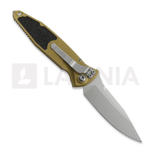 Microtech Socom Elite Auto S/E sulankstomas peilis, Stonewash, Tan 160A-10TA
