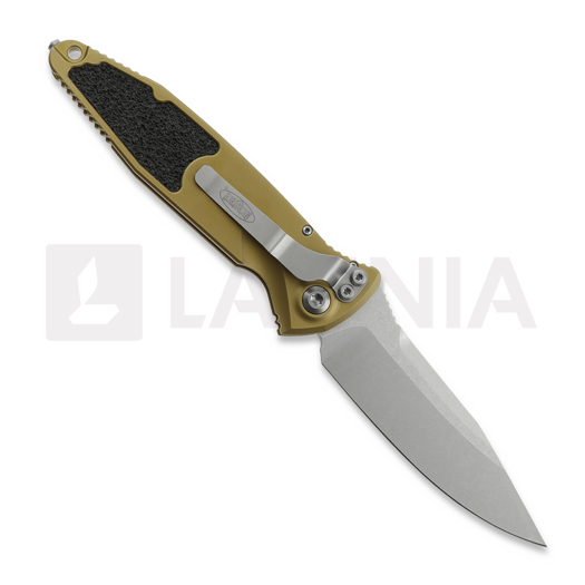Microtech Socom Elite Auto S/E Taschenmesser, Stonewash, Tan 160A-10TA