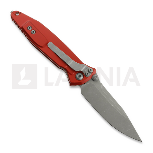 Microtech Socom Elite S/E Apocalyptic Standard 折り畳みナイフ, red 160-10APRD