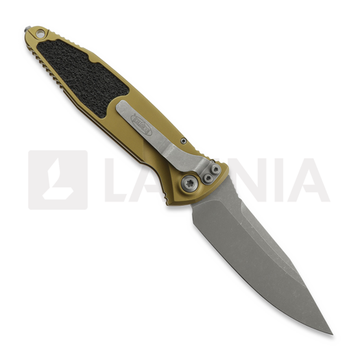 Coltello pieghevole Microtech Socom Elite S/E Auto, Apocalyptic Standard, Tan 160A-10APTA