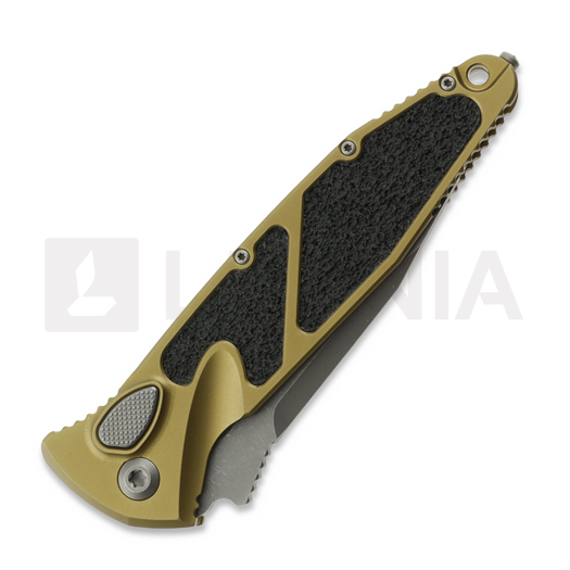 Coltello pieghevole Microtech Socom Elite S/E Auto, Apocalyptic Standard, Tan 160A-10APTA