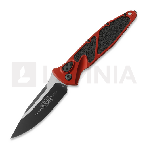 Microtech Socom Elite S/E Auto összecsukható kés, Black Standard Red 160A-1RD