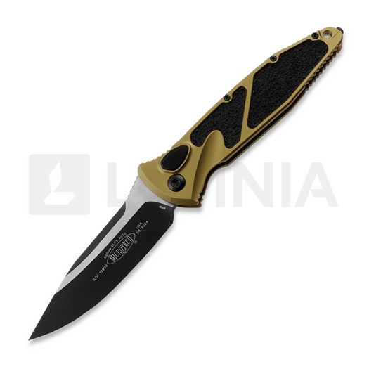 Couteau pliant Microtech Socom Elite S/E Auto Black Standard Tan 160A-1TA