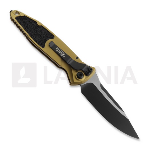 Saliekams nazis Microtech Socom Elite S/E Auto Black Standard Tan 160A-1TA