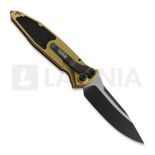 Coltello pieghevole Microtech Socom Elite S/E Auto Black Standard Tan 160A-1TA