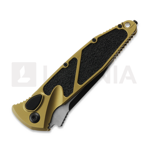 Saliekams nazis Microtech Socom Elite S/E Auto Black Standard Tan 160A-1TA