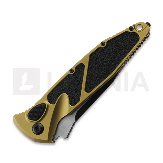 Coltello pieghevole Microtech Socom Elite S/E Auto Black Standard Tan 160A-1TA