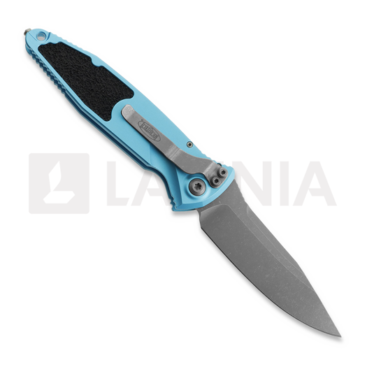 N&oacute;ż składany Microtech Socom Elite S/E Auto Turquoise Apocalyptic 160A-10APTQ