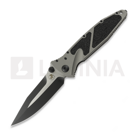 Складной нож Microtech Socom Elite S/E Black Standard Spike Grind Natural Clear Signature Series 160-1NCSS