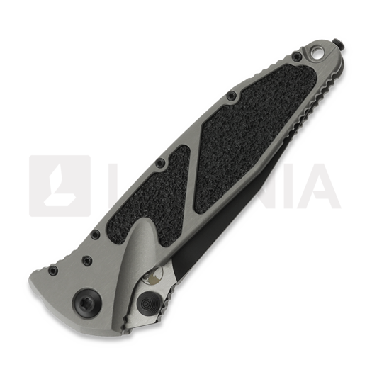 Microtech Socom Elite S/E Black Standard Spike Grind Natural Clear Signature Series sulankstomas peilis 160-1NCSS