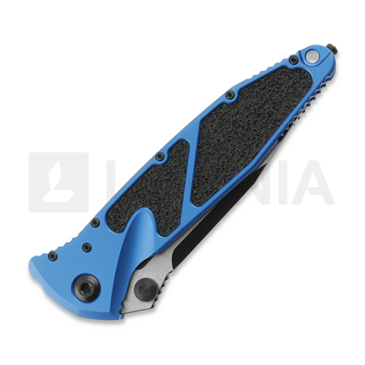 Zavírací nůž Microtech Socom Elite S/E Blue, vroubkování na čepeli 160-2BL