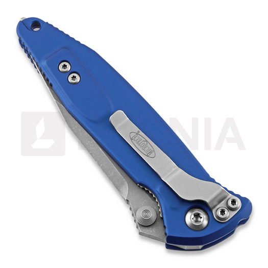 Microtech Socom Elite S/E-M Apocalyptic kääntöveitsi, sininen 160-10APBL