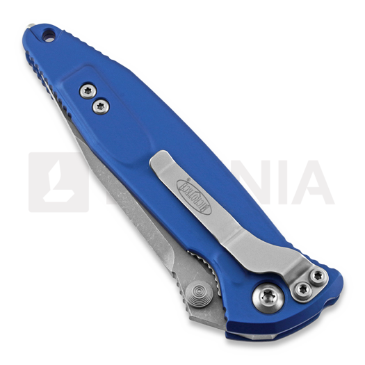 Microtech Socom Elite S/E-M Apocalyptic kääntöveitsi, sininen 160-10APBL