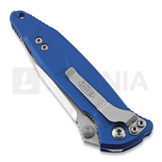 Microtech Socom Elite S/E-M Stonewash 折叠刀, 藍色 160-10BL