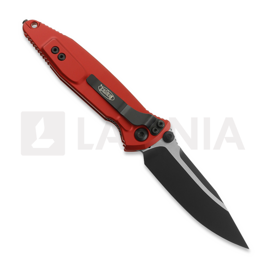 Microtech Socom Elite S/E-M Two-Tone k&auml;&auml;nt&ouml;veitsi, Standard, red 160-1RD